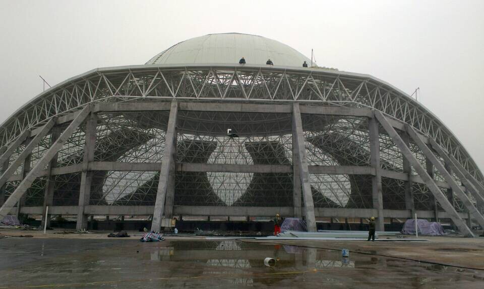 福鼎温泉馆网架工程